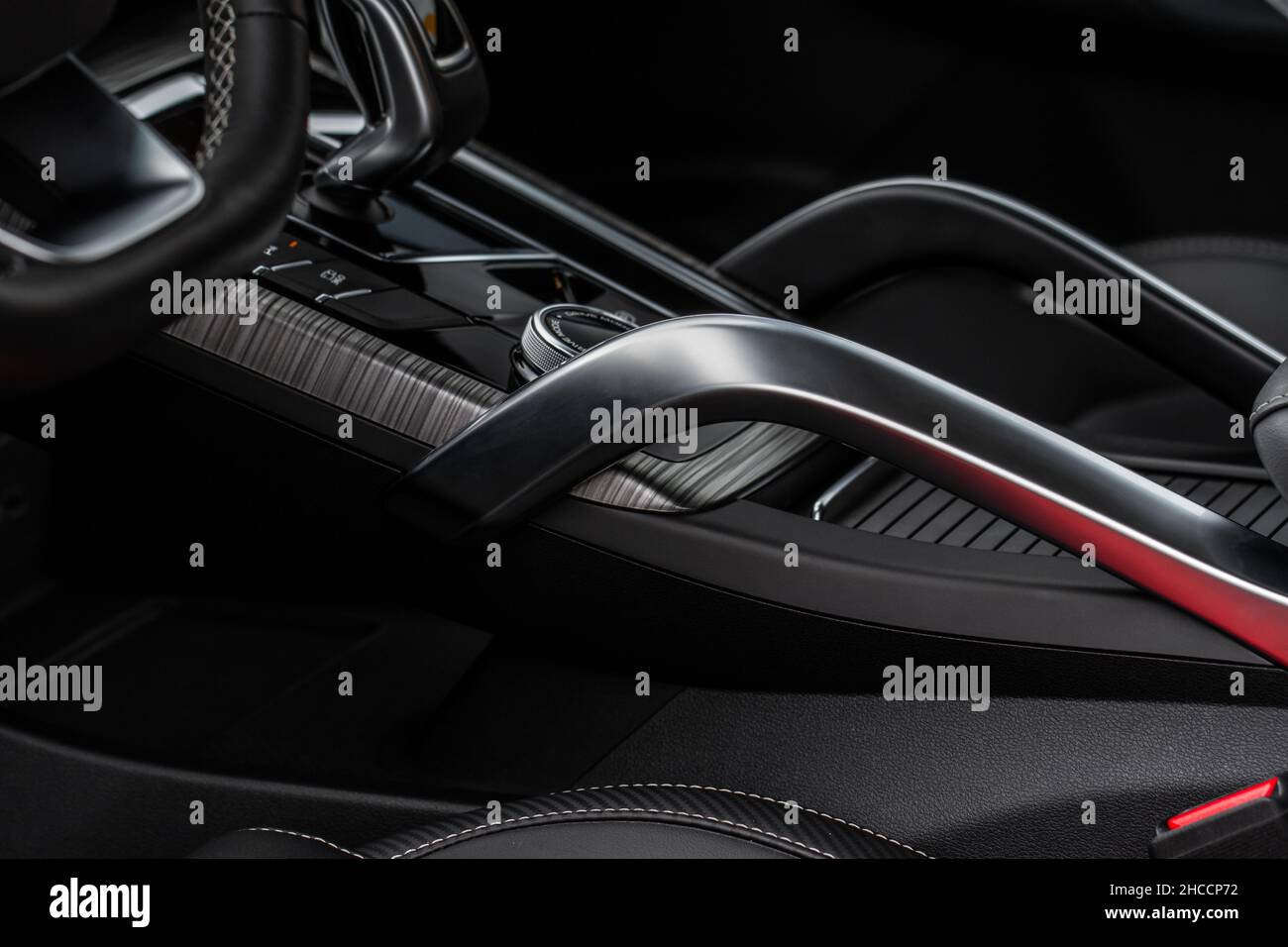 Modern Car Grab Handles, car interior details. Car grab handler for the
