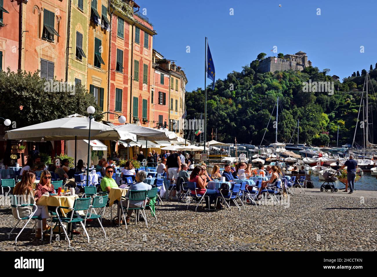 Portofino, Italy, Italian, Mediterranean. Stock Photo