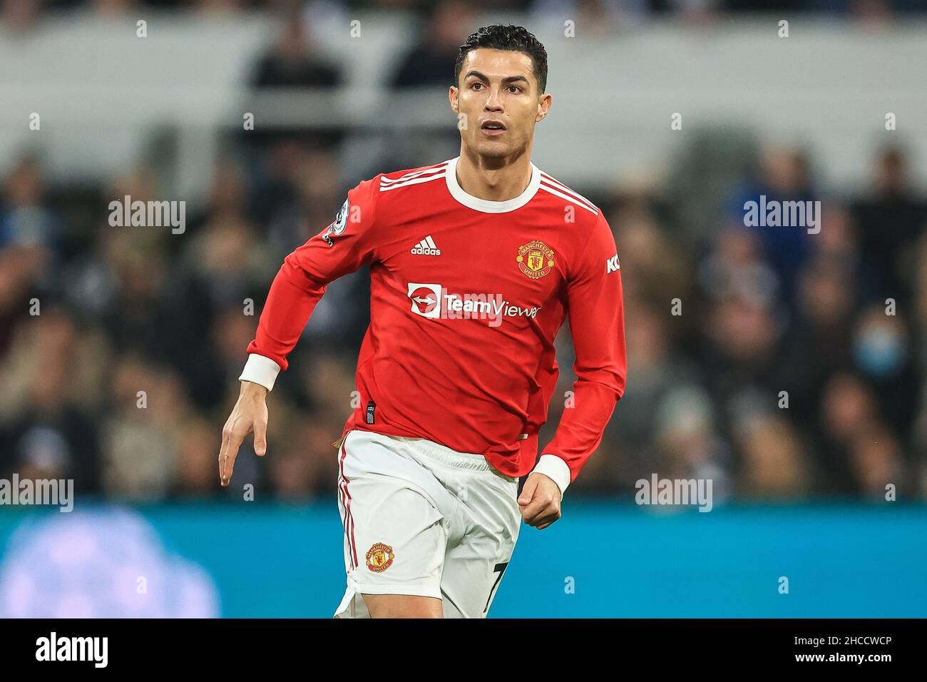 Cristiano Ronaldo #7 of Manchester United in action during the game in, on 12/27/2021. (Photo by Mark Cosgrove/News Images/Sipa USA) Credit: Sipa USA/Alamy Live News Stock Photo