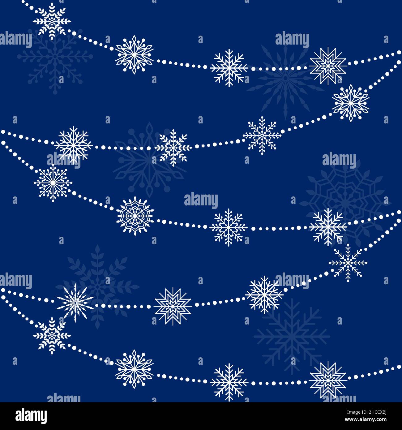 Winter background with snowflakes, vector illustration Stock Vector ...