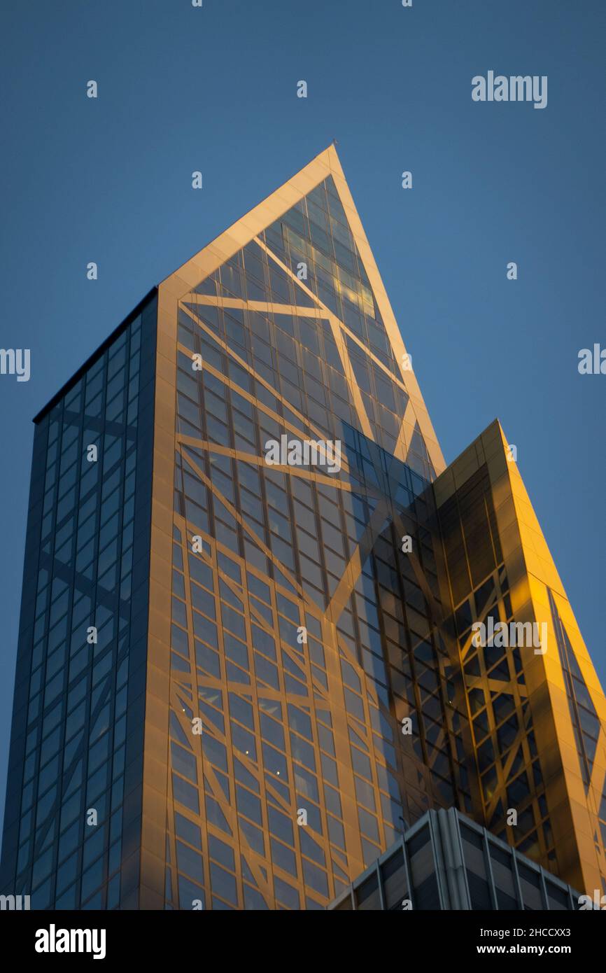 new skyscraper building on west 57th street Manhattan NYC Stock Photo