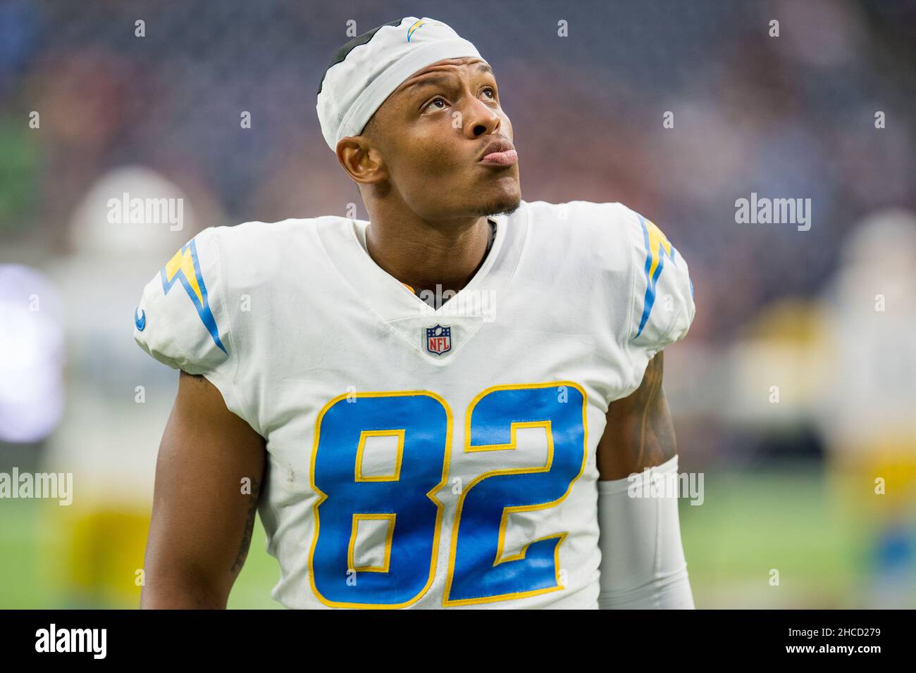 Houston, TX, USA. 26th Dec, 2021. Los Angeles Chargers tight end Stephen  Anderson (82) enters the field prior to an NFL football game between the  Los Angeles Chargers and the Houston Texans