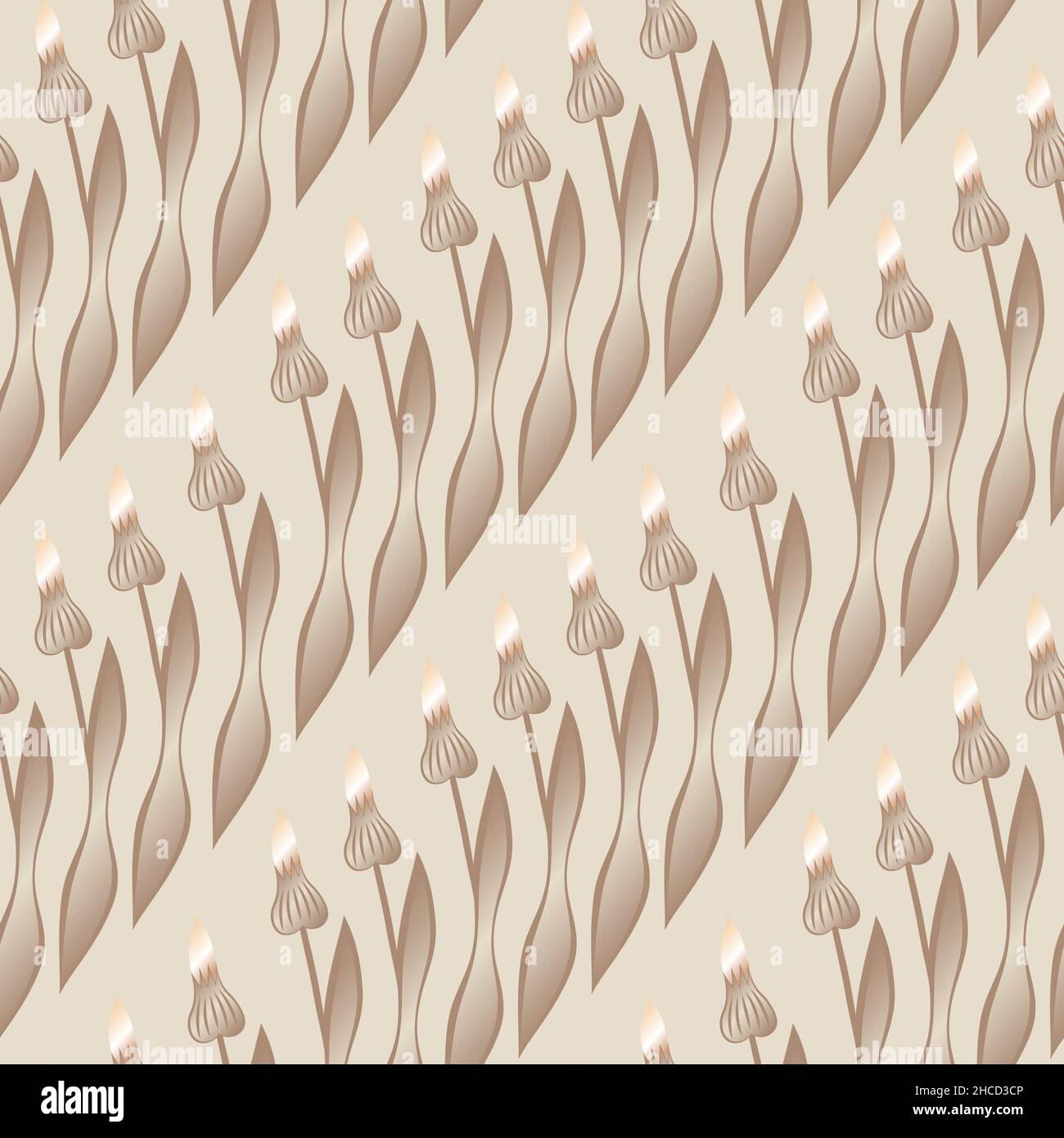 Seamless pattern on a square background - dandelions (graphics ...