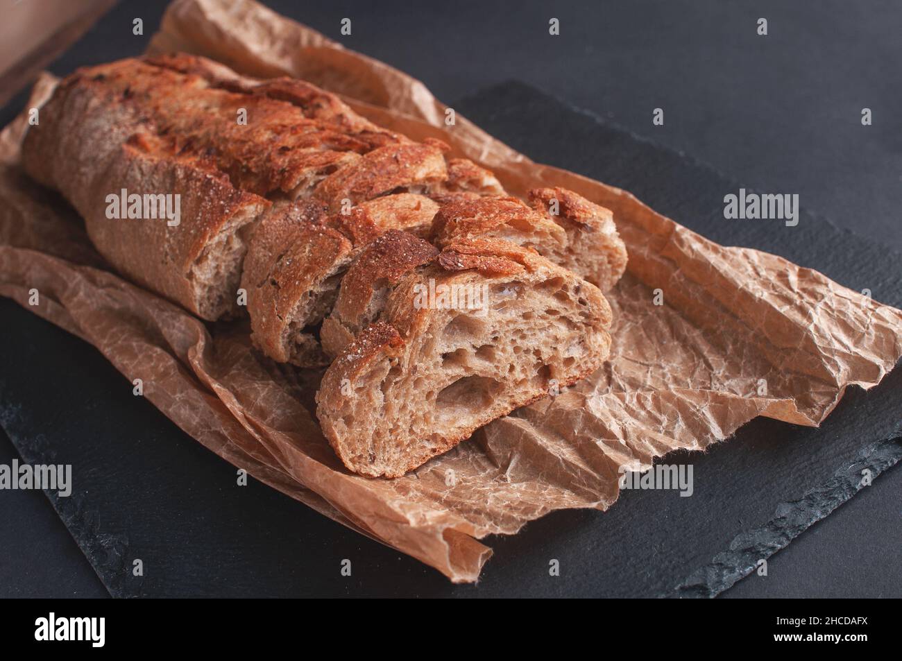 Premium Photo  Unfolded brown parchment paper for baking food