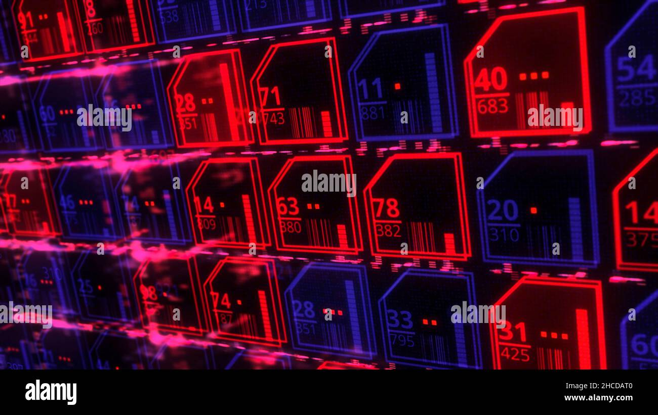 Seamless 3d Motion Graphic Animation Of Glowing Electricity Light