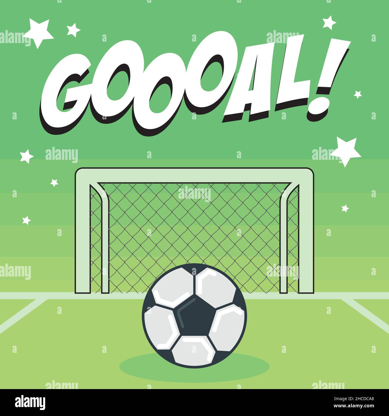 soccer goal poster with net Stock Vector Image & Art Alamy