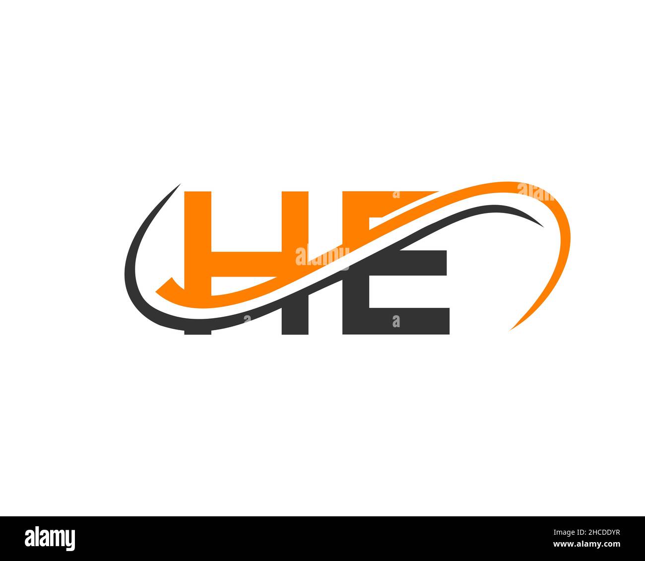 HE Letter Linked Business Logo. HE Logo Design. HE logo Design for ...