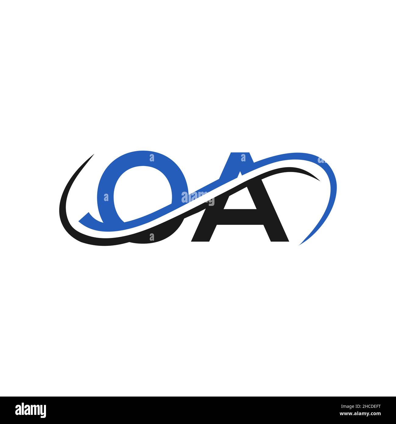 Initial Letter OA Logo Design. OA logo Design for Financial