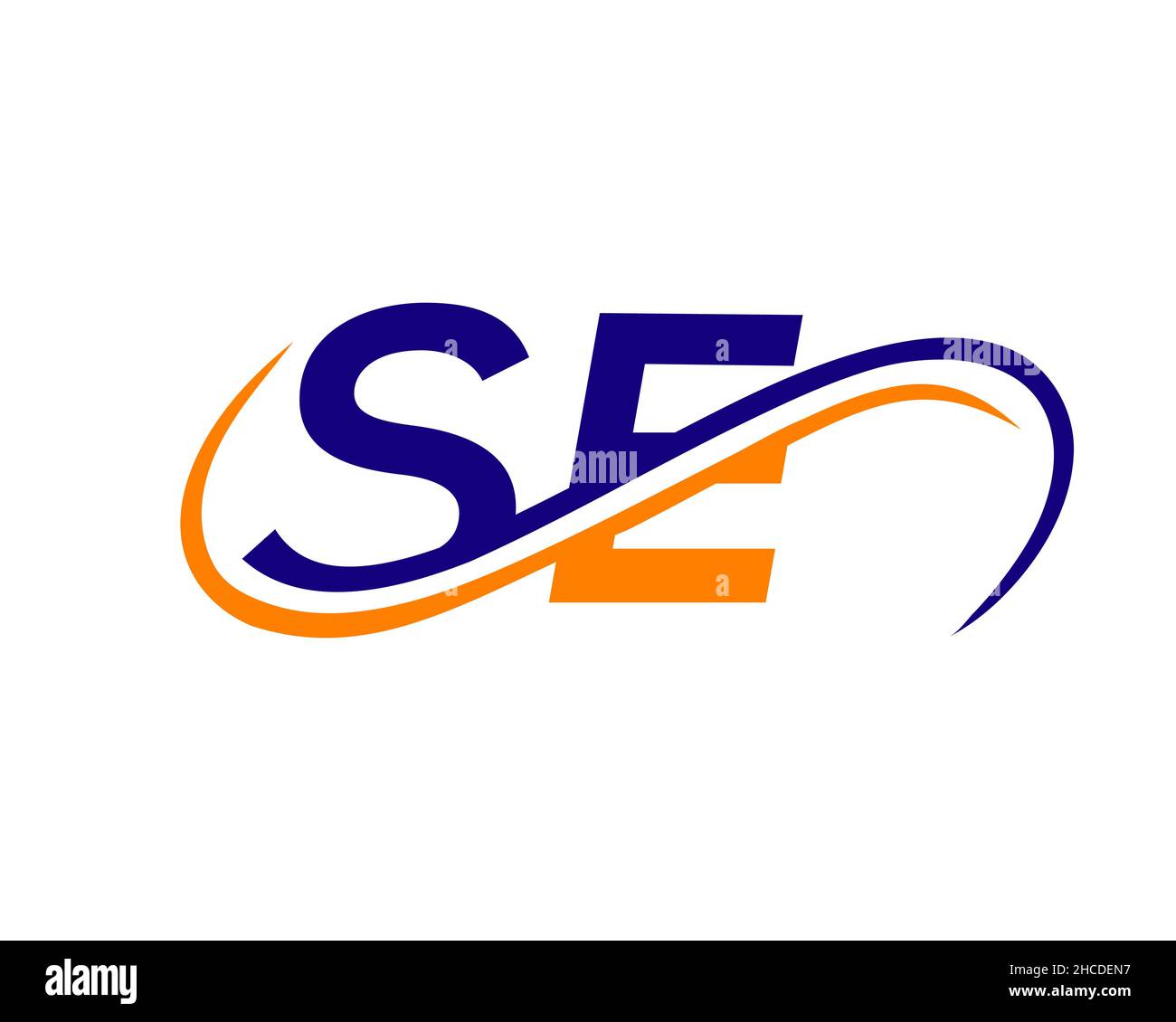 SE Letter Linked Business Logo. SE Logo Design. SE logo Design for Financial, Development, Investment, Real Estate And Management Company Vector Stock Vector