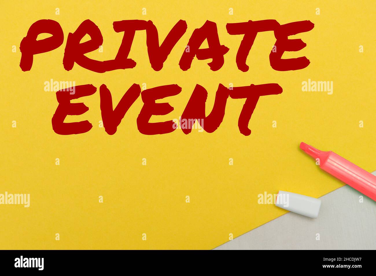Conceptual caption Private Event. Business overview Exclusive ...