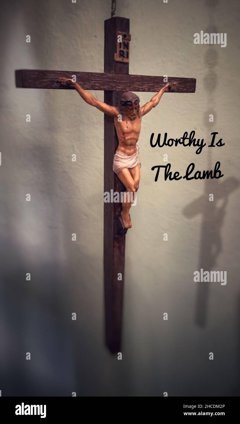 Worthy is the lamb hi-res stock photography and images - Alamy