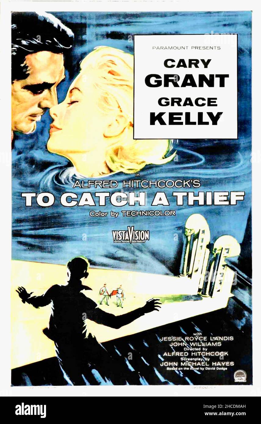 To Catch a Thief film poster Stock Photo