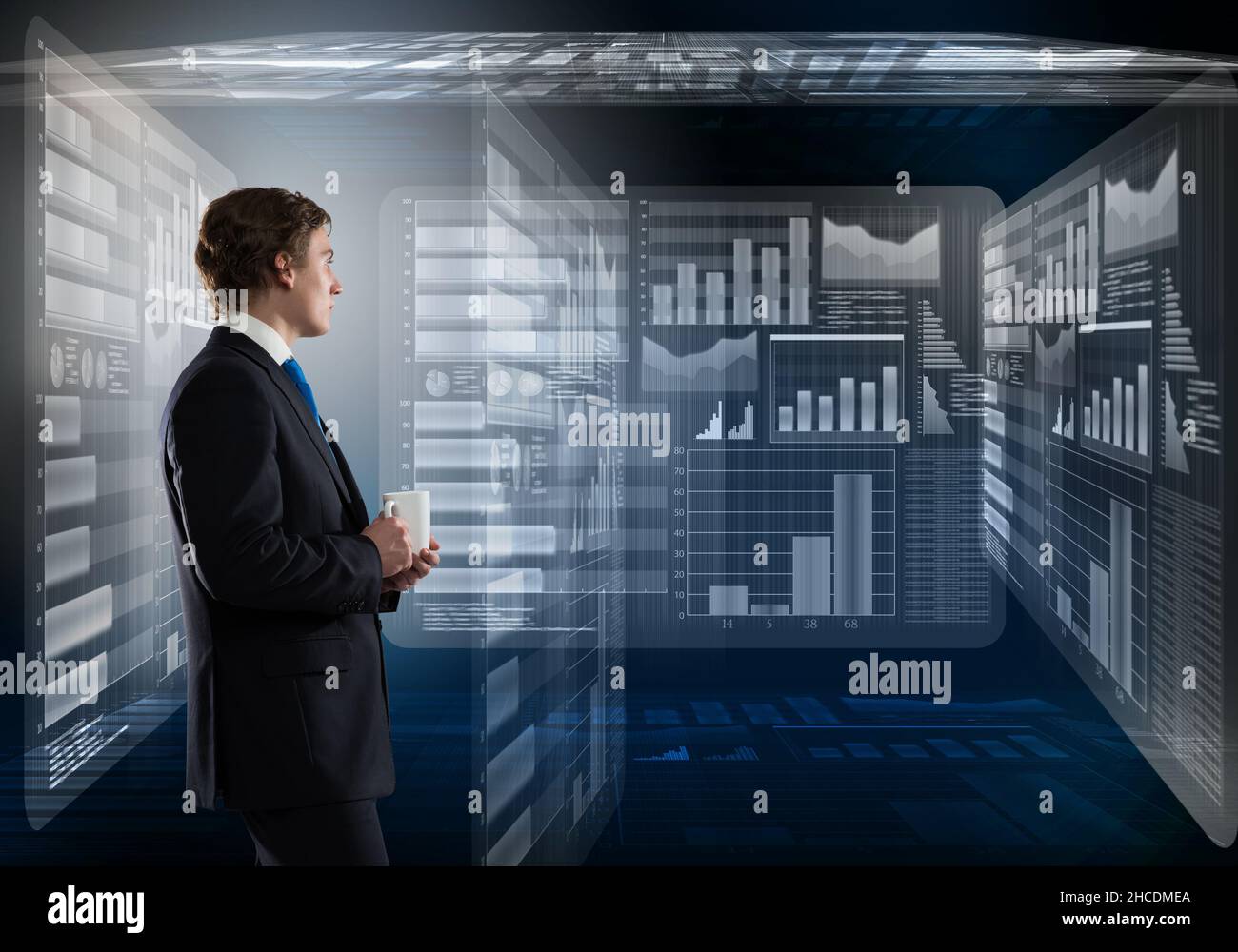 Innovative media technologies Stock Photo