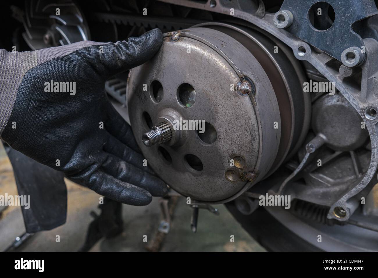 Automatic CVT transmission of scooter mortorcycle repair belt and