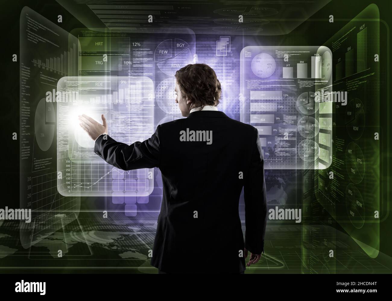 Innovative media technologies Stock Photo