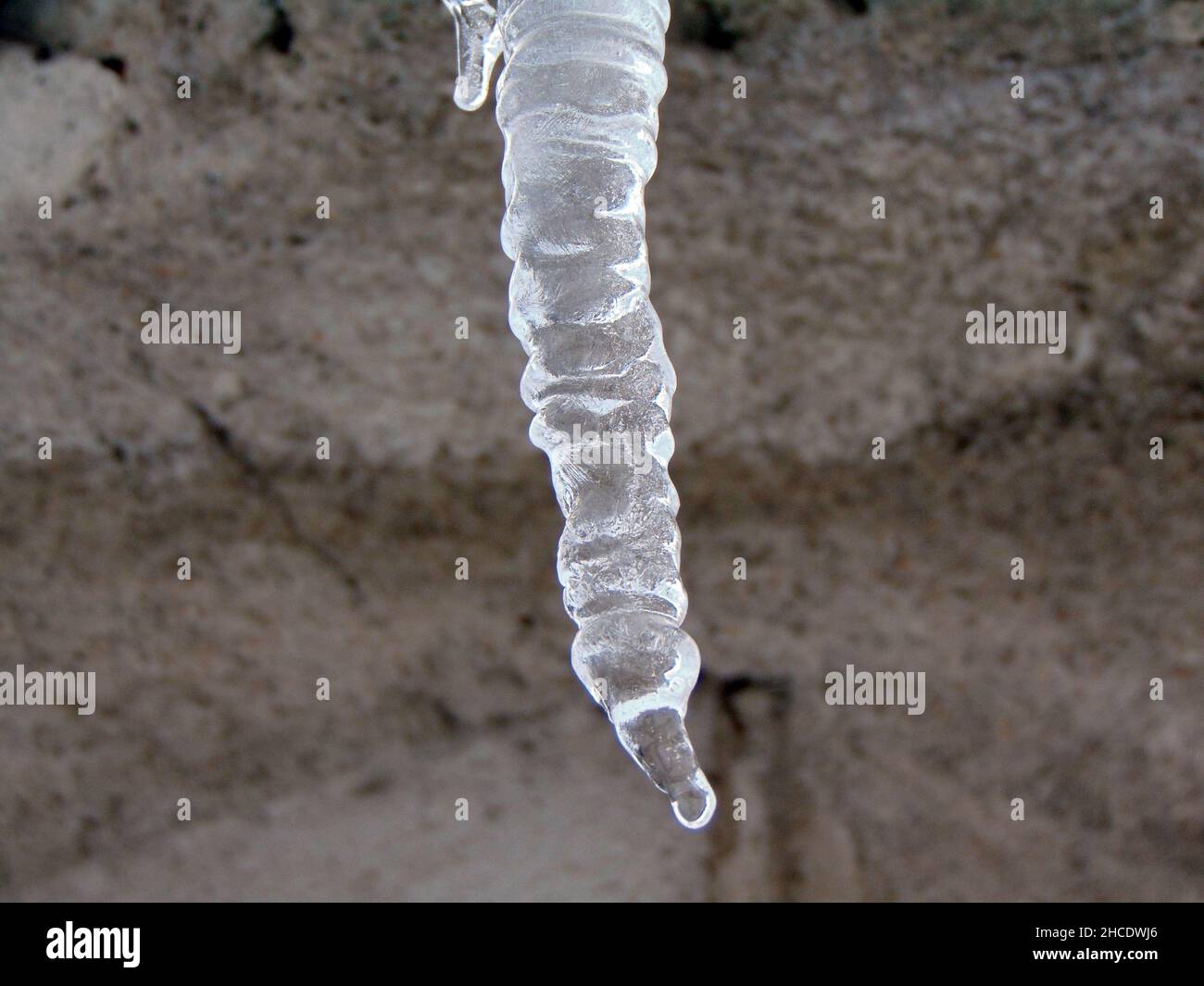icicles in the winter - Baia Mare Stock Photo