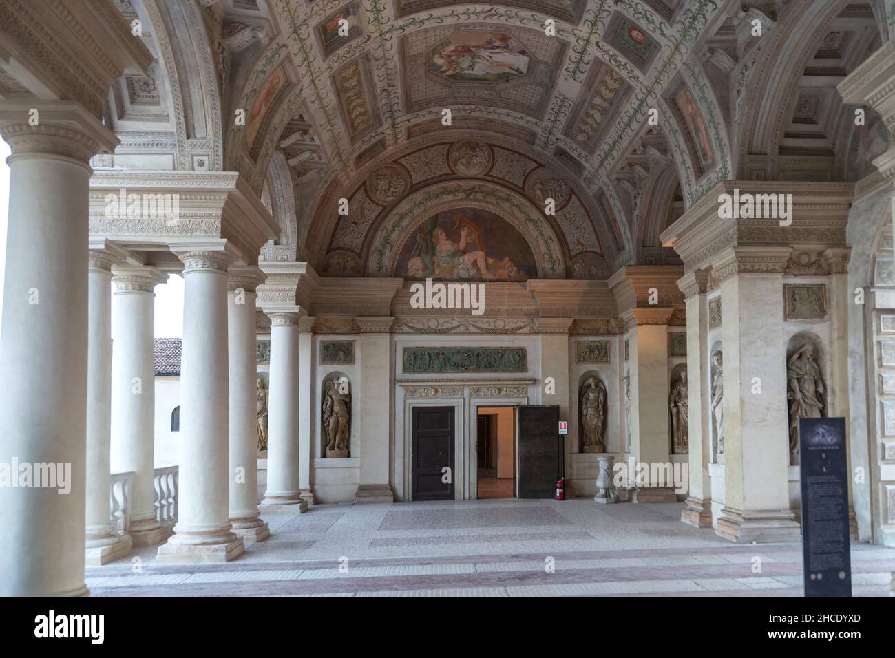 Palazzo Te palace, The Loggia of David, Mantua, Lombardy, Italy, Europe ...