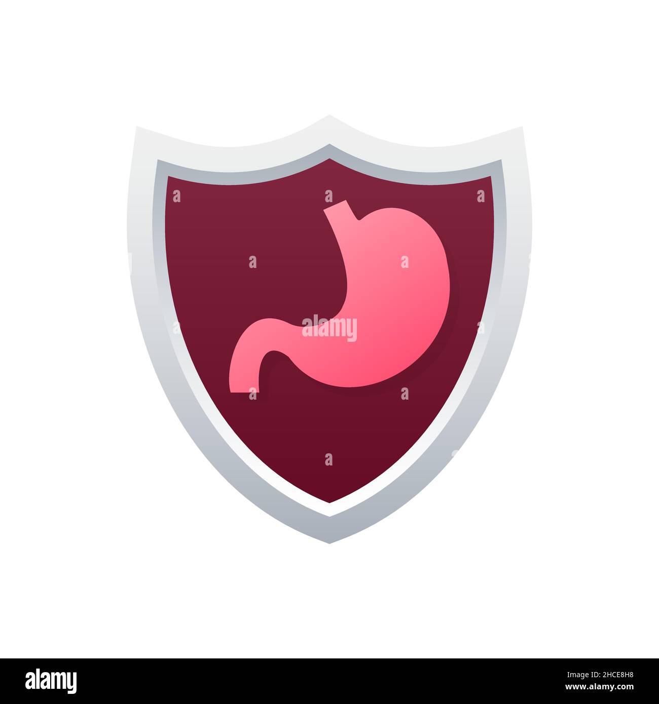 Stomach protection, Healthy protected intestine. Digestive system