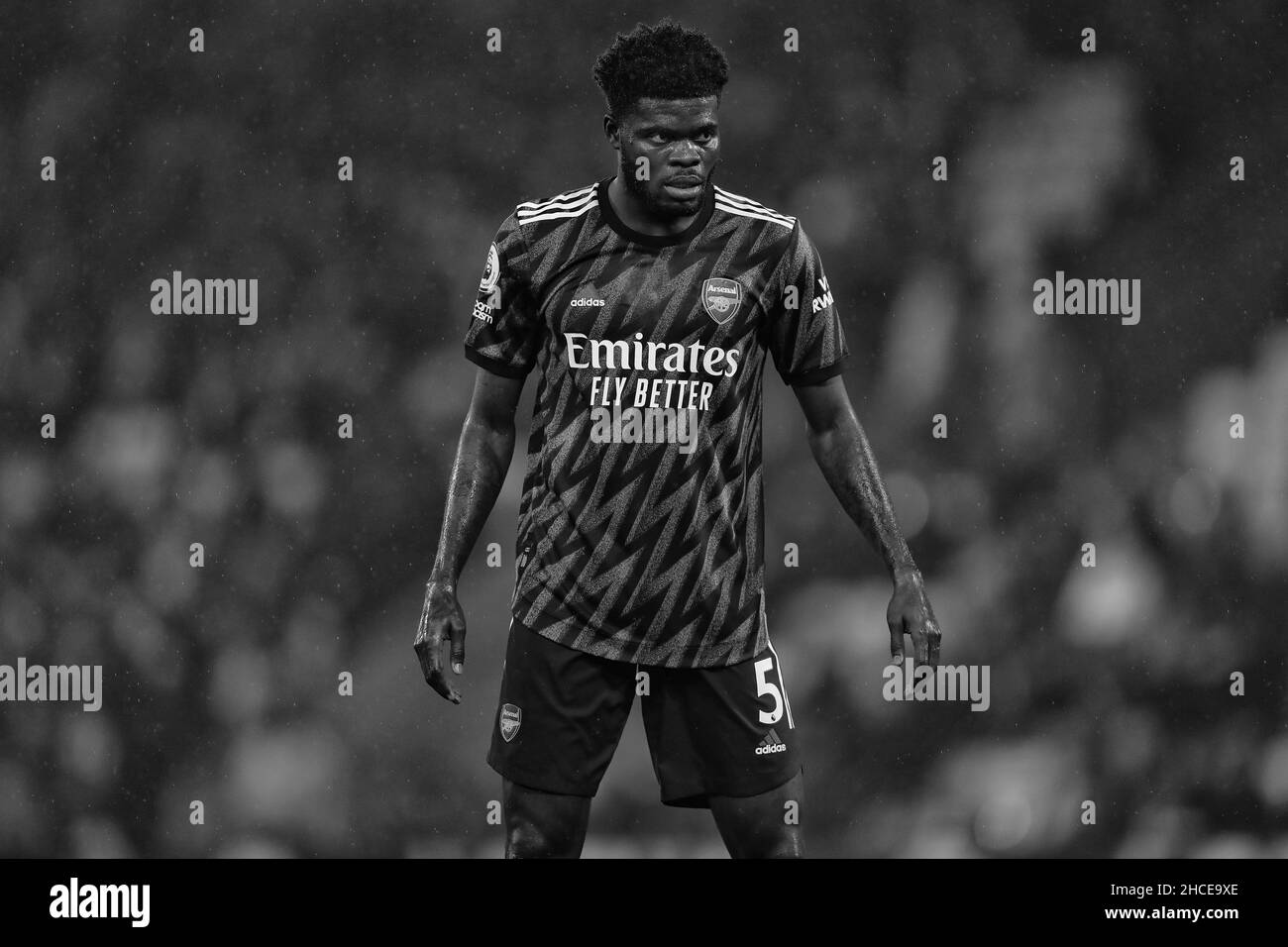 Thomas Partey of Arsenal - Norwich City v Arsenal, Premier League, Carrow Road, Norwich, UK - 26th December 2021  Editorial Use Only - DataCo restrictions apply Stock Photo