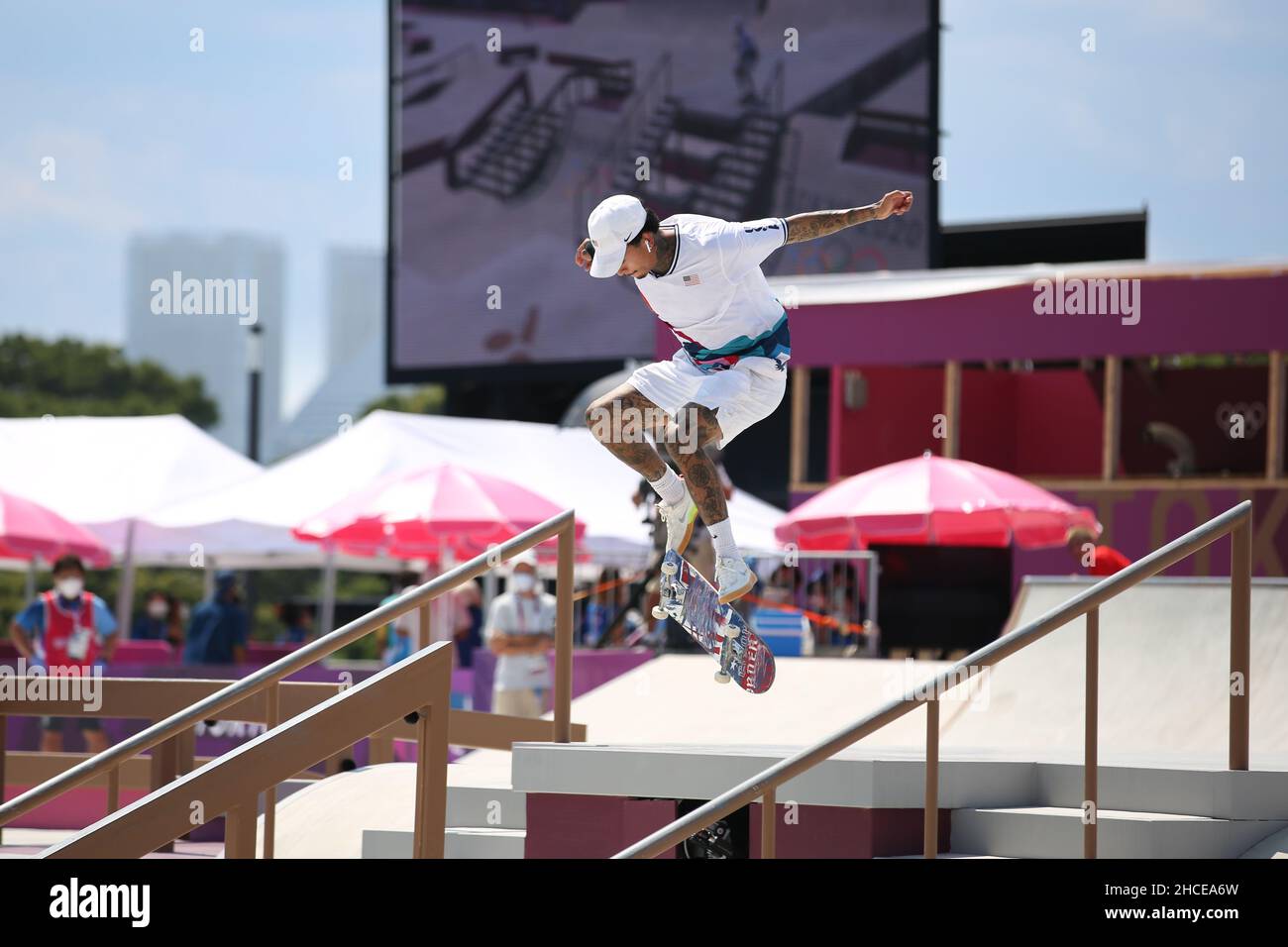 JULY 25th, 2021 - TOKYO, JAPAN: Nyjah HUSTON of the United States in ...