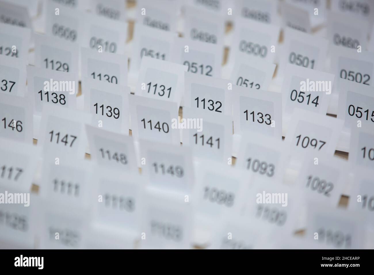 Number stickers hi-res stock photography and images - Alamy