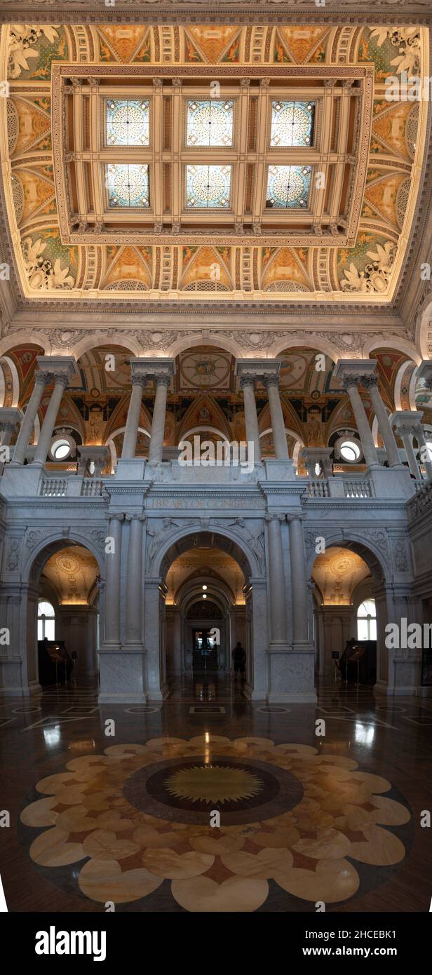 The famous Library of Congress in Washington D.C., USA Stock Photo