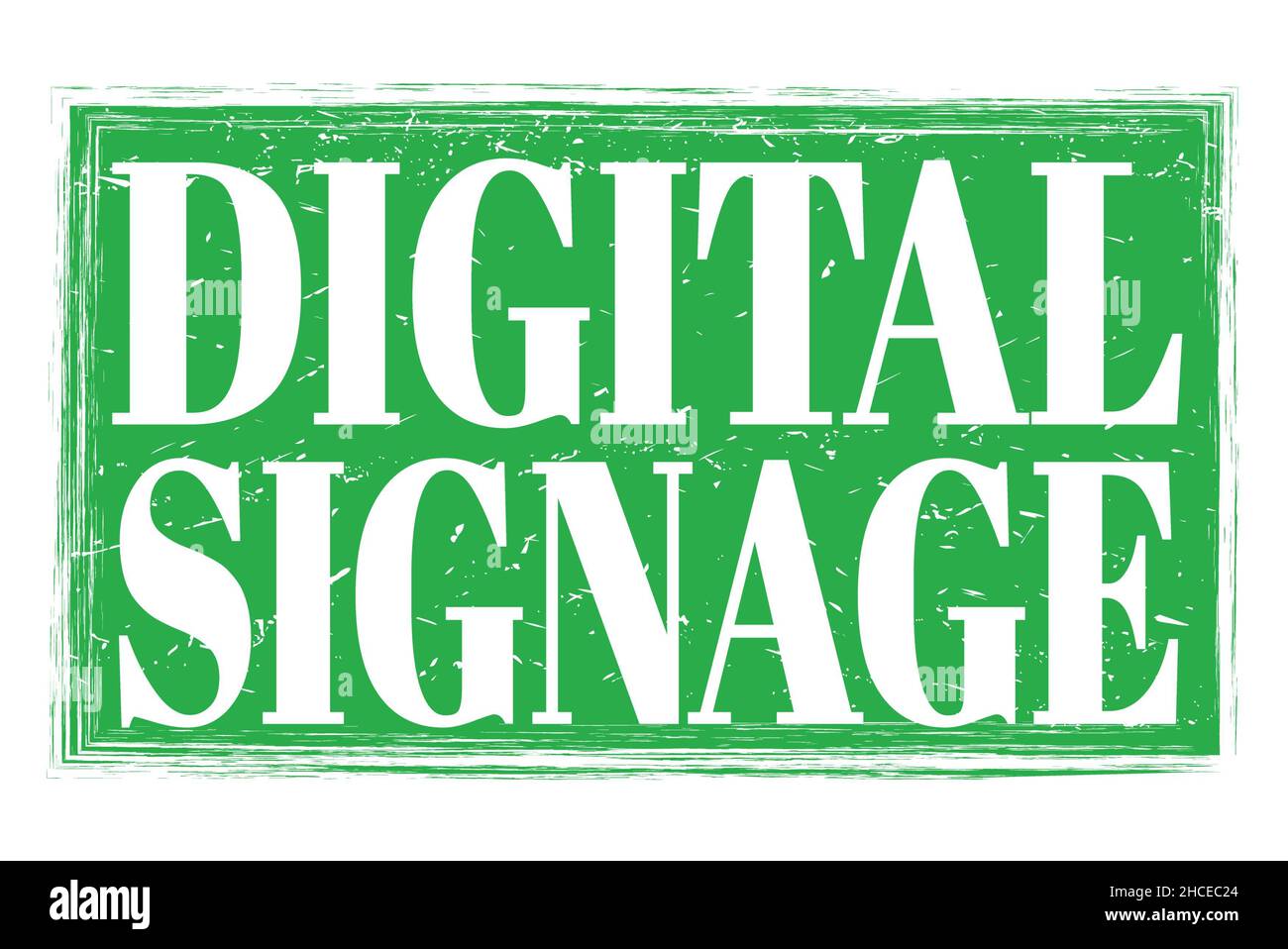 Digital signage stamp hi-res stock photography and images - Alamy