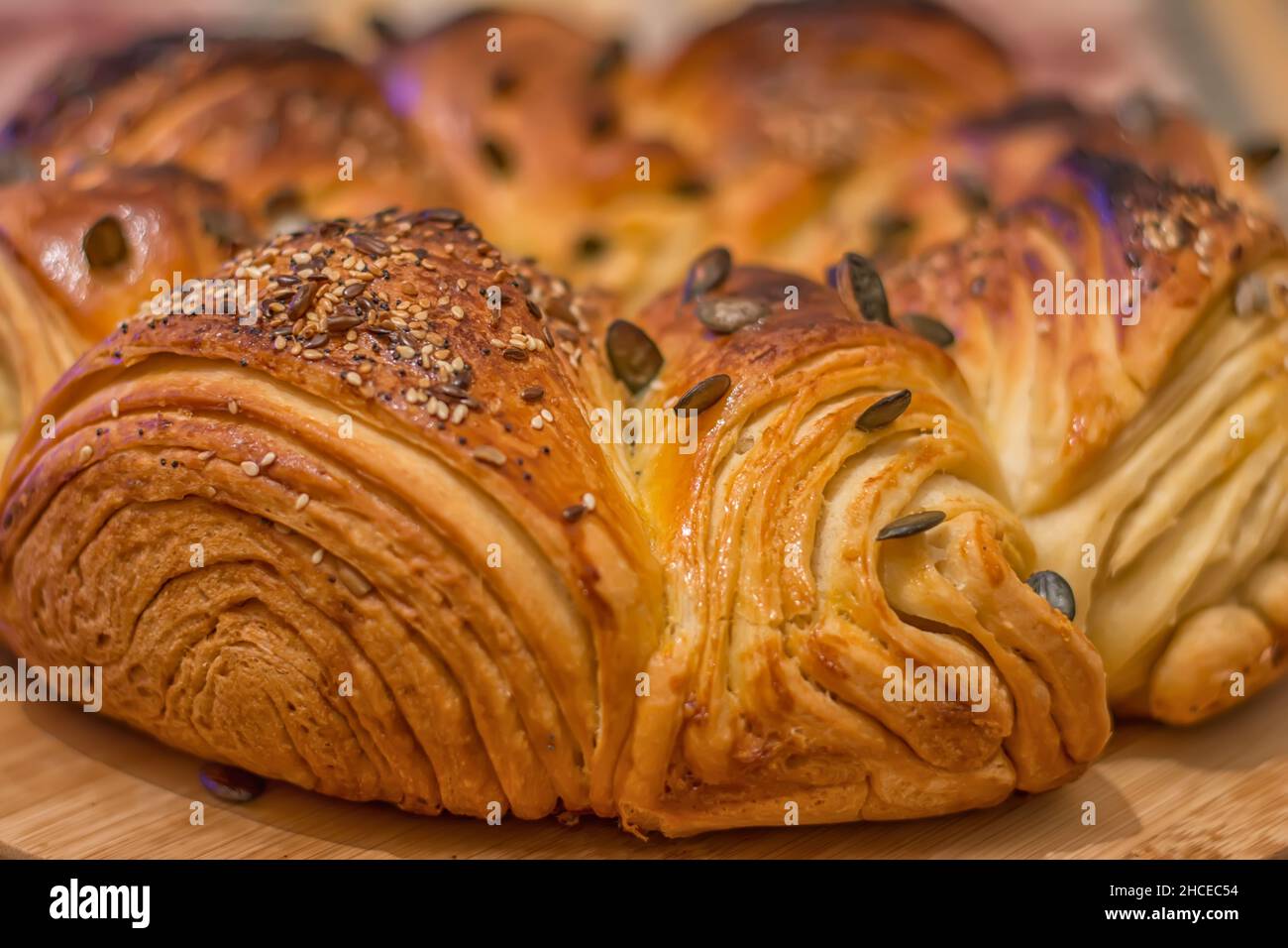 Homemade Soft Fluffy White Bread Loaf Stock Photo Alamy