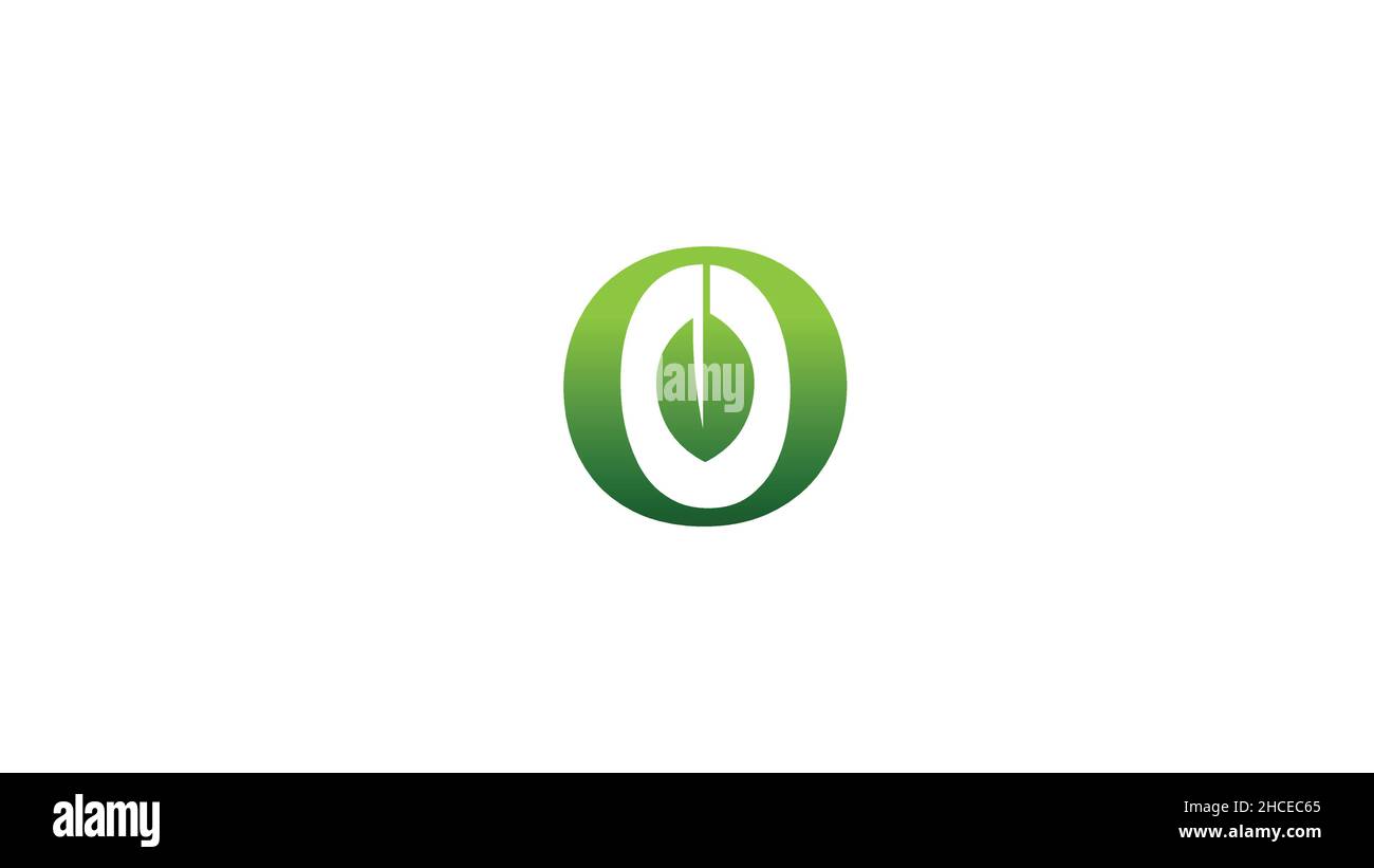 Creative O Letter Olive Logo Vector Symbol Stock Vector