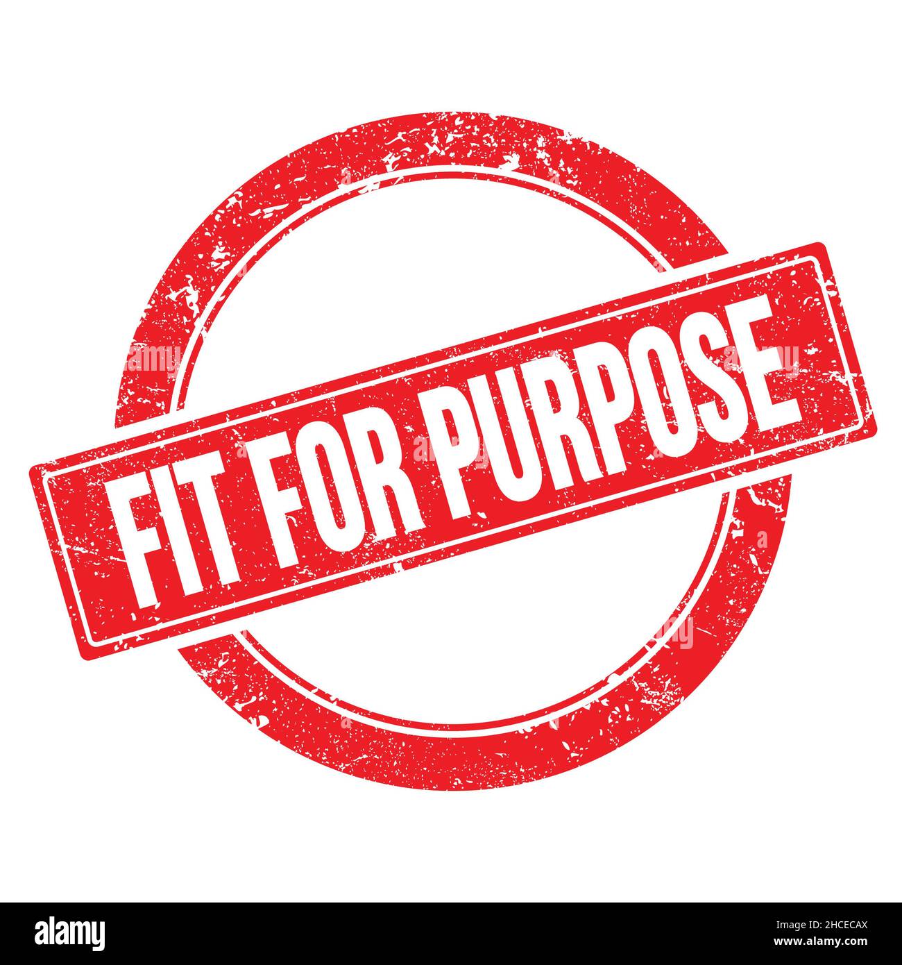 FIT FOR PURPOSE text on red grungy round vintage stamp Stock Photo Alamy