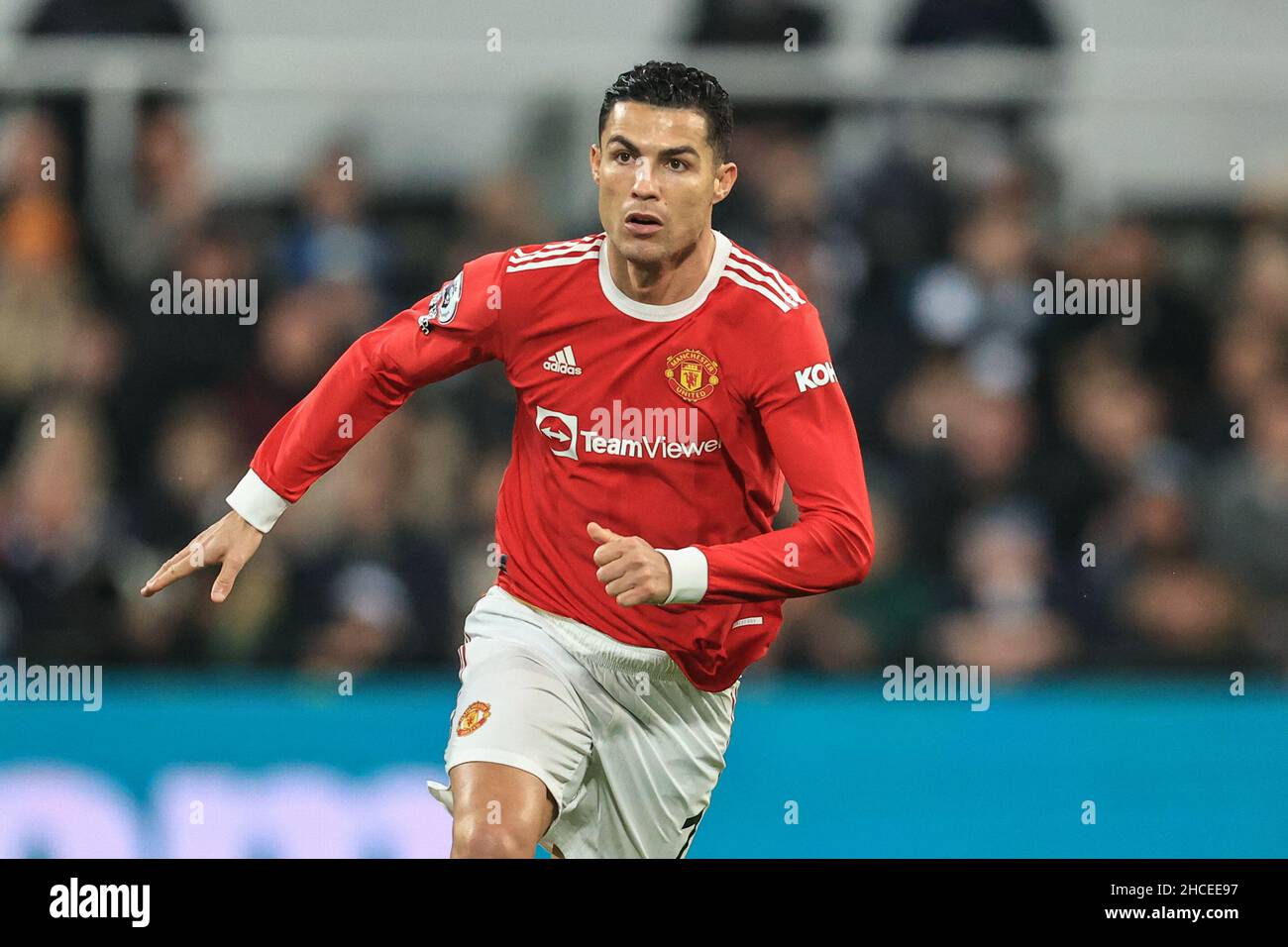 Newcastle, UK. 27th Dec, 2021. Cristiano Ronaldo #7 of Manchester United during the game in Newcastle, United Kingdom on 12/27/2021. (Photo by Mark Cosgrove/News Images/Sipa USA) Credit: Sipa USA/Alamy Live News Stock Photo