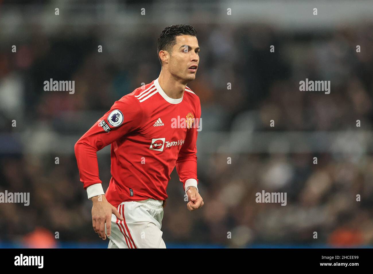 Newcastle, UK. 27th Dec, 2021. Cristiano Ronaldo #7 of Manchester United during the game in Newcastle, United Kingdom on 12/27/2021. (Photo by Mark Cosgrove/News Images/Sipa USA) Credit: Sipa USA/Alamy Live News Stock Photo