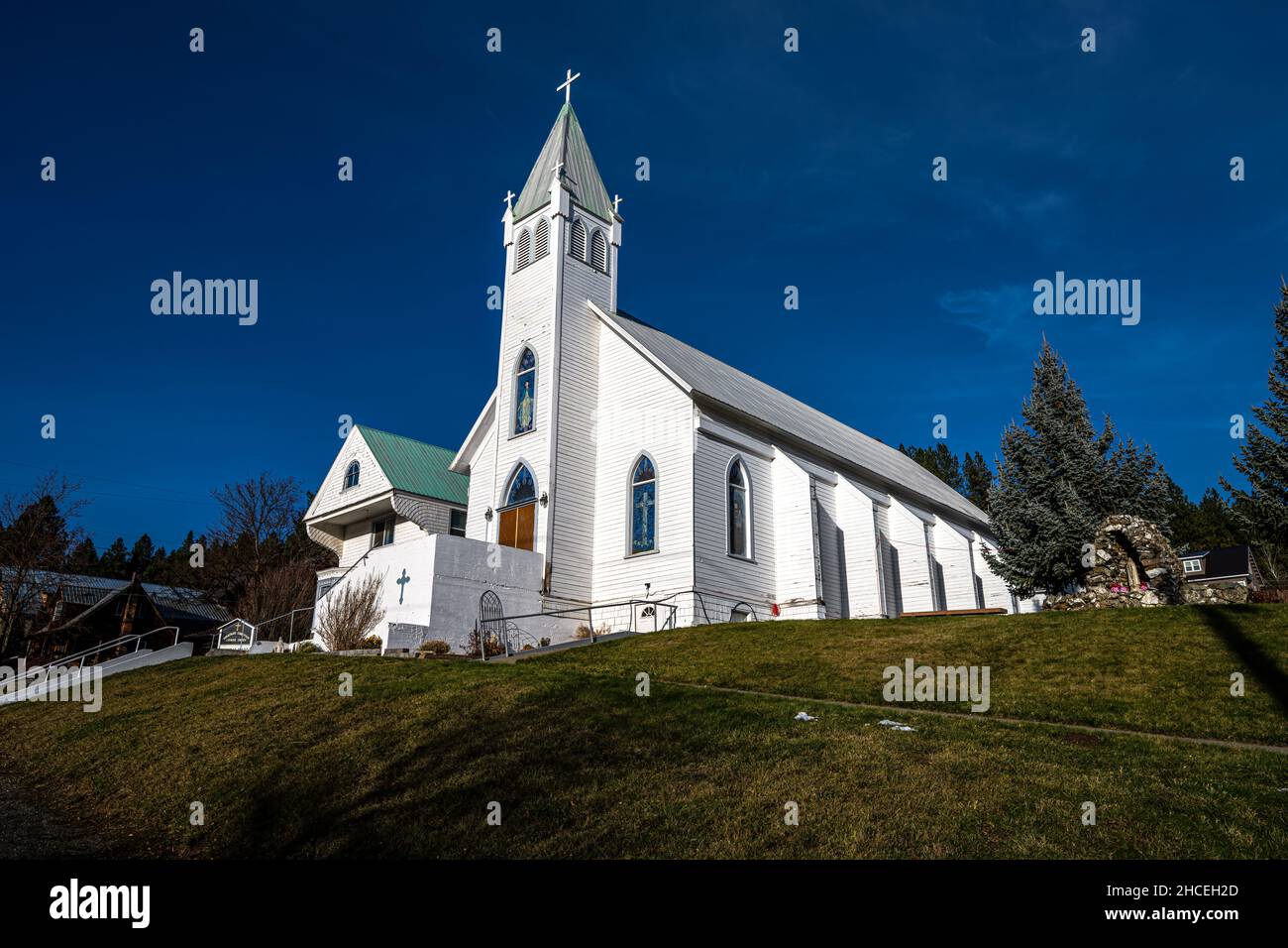 Immaculate Conception Catholic Church in Roslyn, WA Stock Photo Alamy