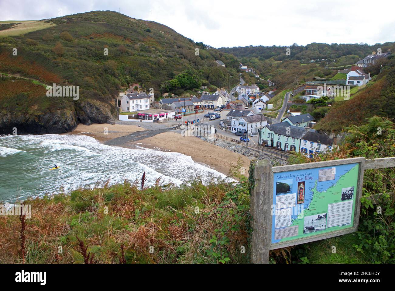 Welsh coastal path llangrannog hires stock photography and images Alamy