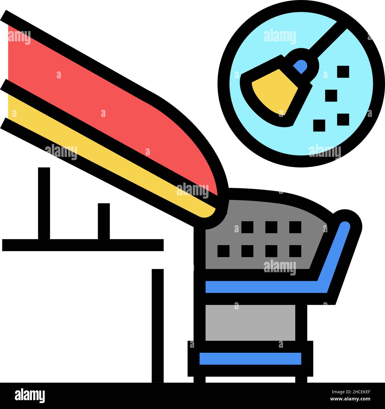 gutter cleaning color icon vector illustration Stock Vector Image & Art ...
