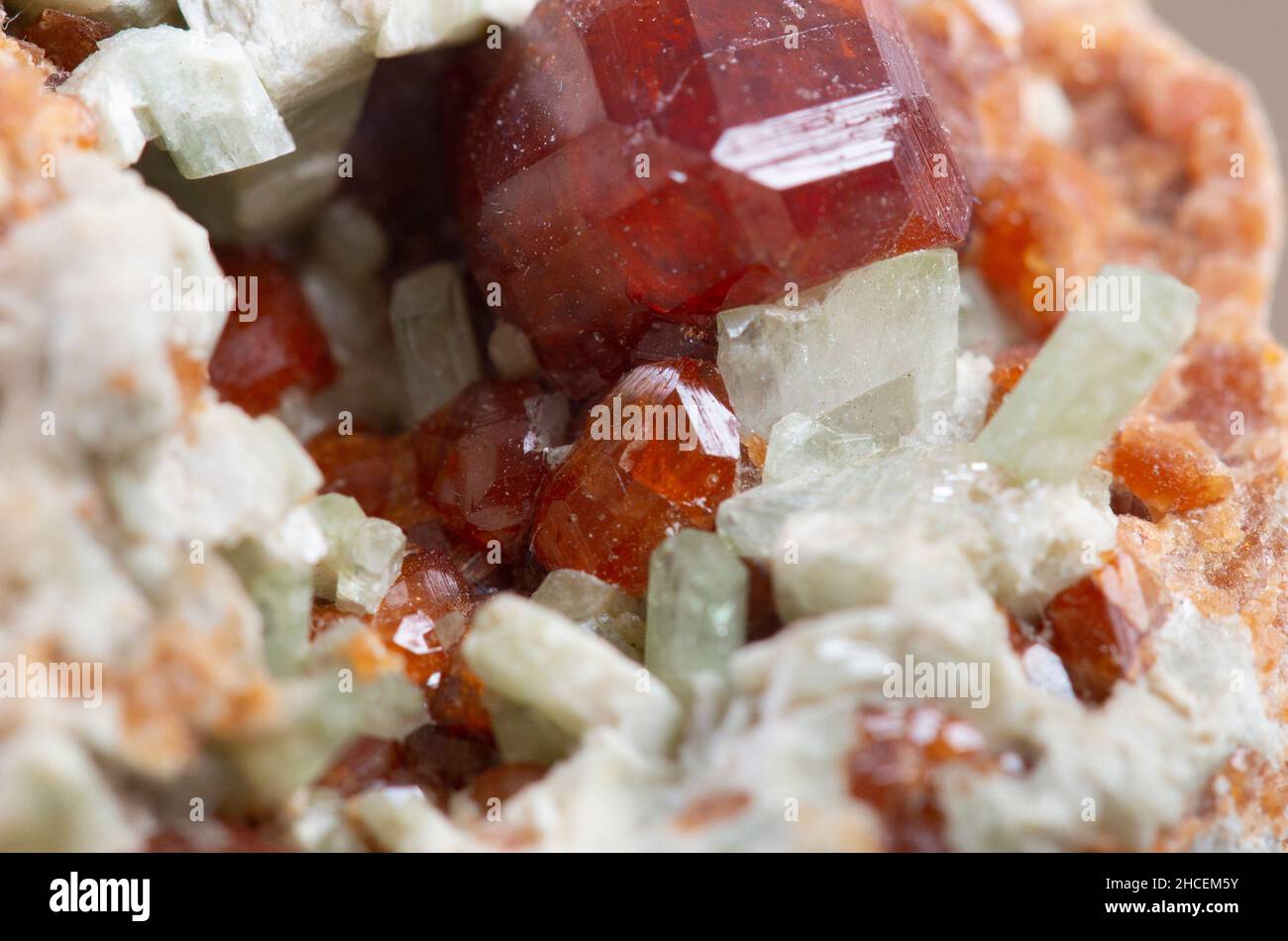 mineral specimen stone rock geology gem crystal Stock Photo Alamy