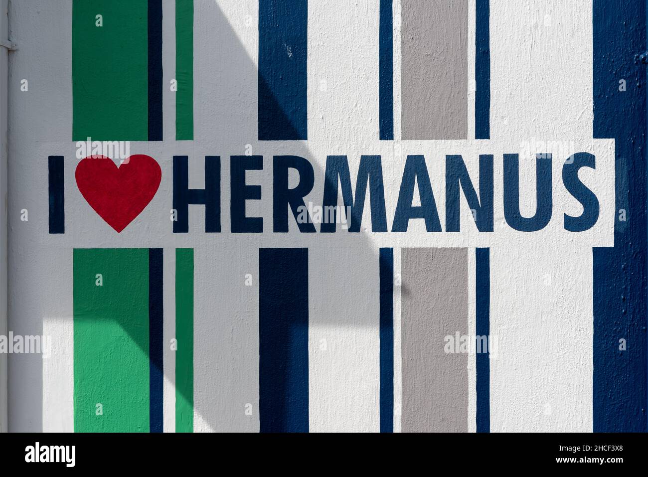 I Love Hermanus signage, Hermanus, Western Cape, South Africa, 28