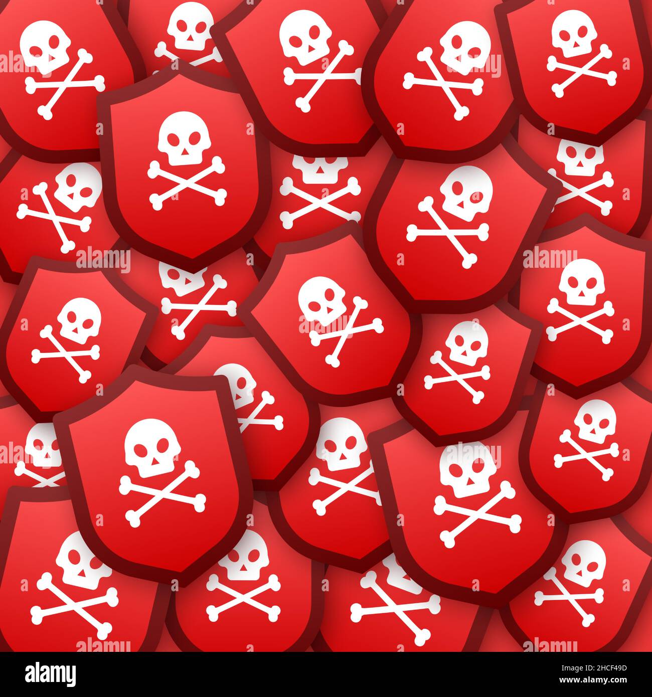 Cyber Security Concept Sticker Pattern Cyber Security Concept Virus