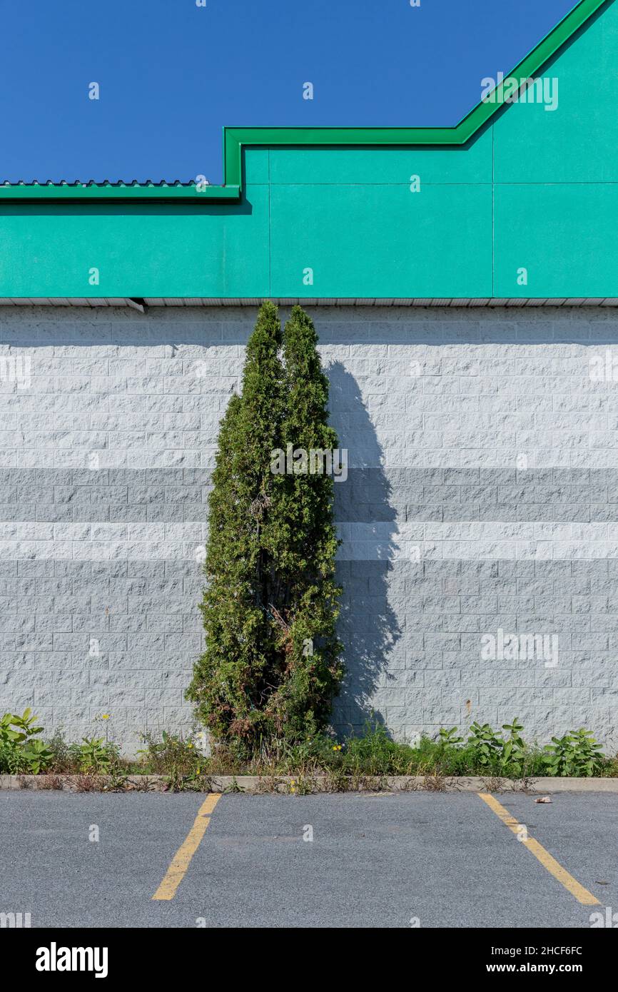 A colourful industrial building on the outskirts of StBrunode