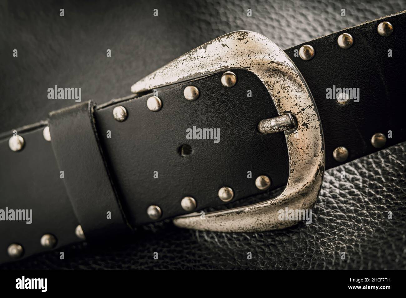 Genuine leather belt for man LAS VEGAS, BLACK colour, metal buckle