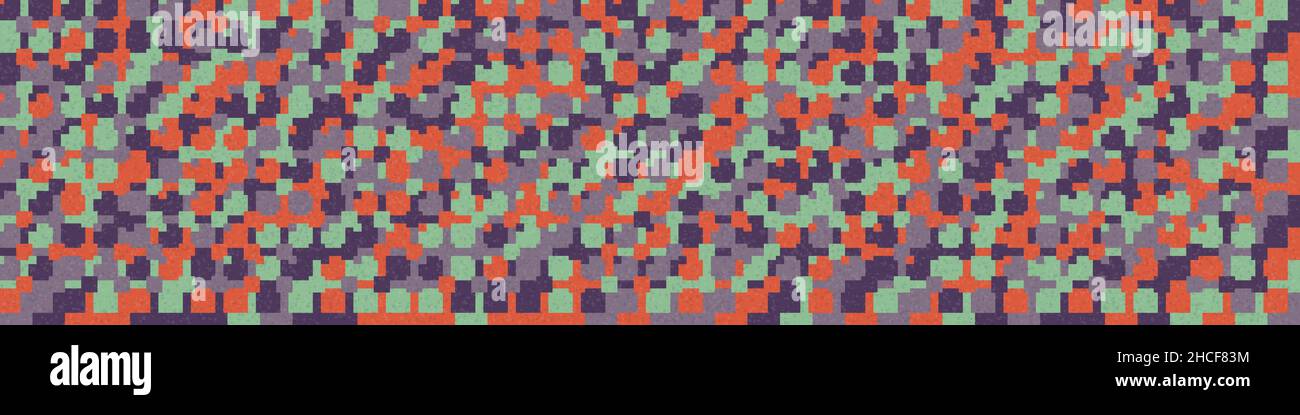 Abstract Geometrical generative computational art illustration Stock Vector