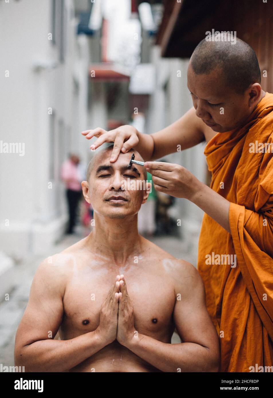 Head shave ceremony hires stock photography and images Alamy