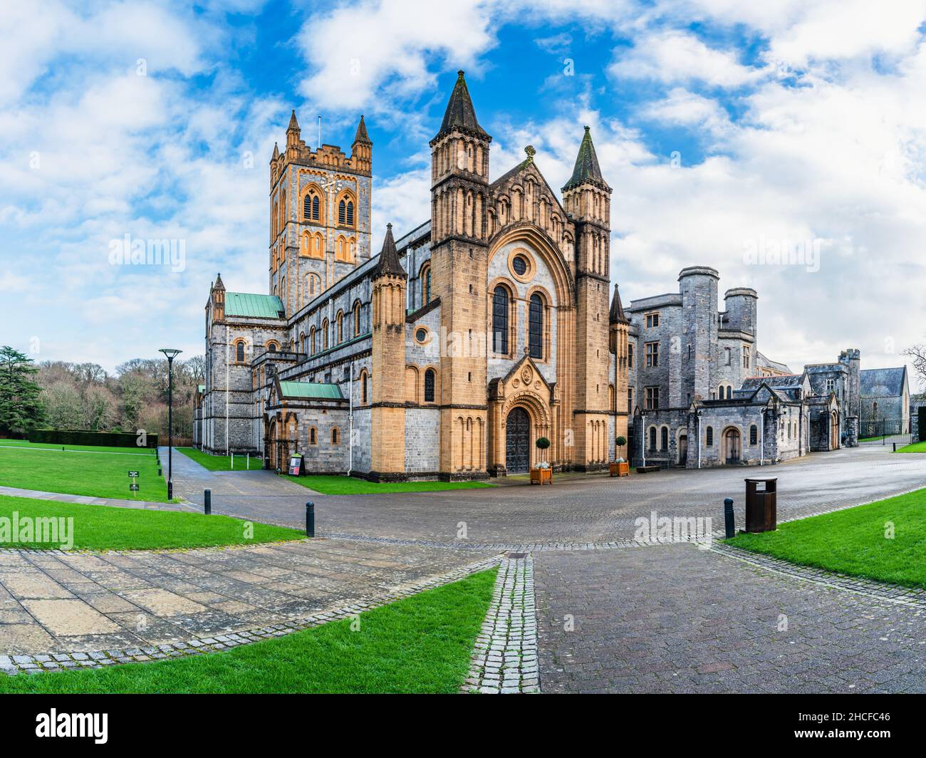 Buckfast Abbey Church, Buckfastleigh, Devon, England, Europe Stock