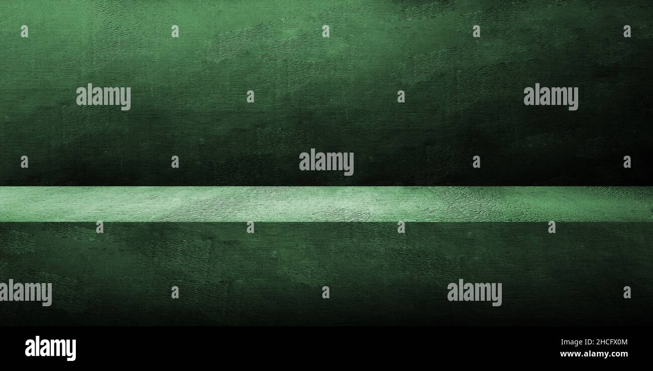 Empty concrete wide dark wall texture background Stock Photo