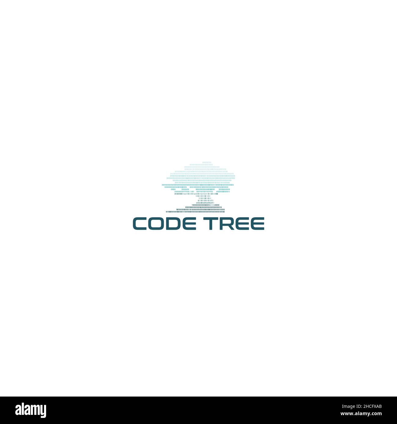 Minimalist design Code Tree privacy logo design Stock Vector Image ...