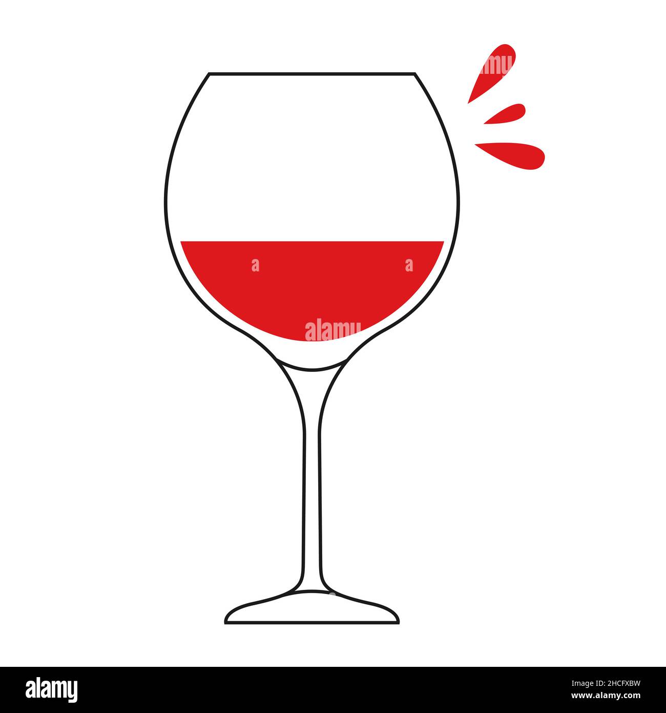 Alcohol red web icon Stock Vector Images - Alamy