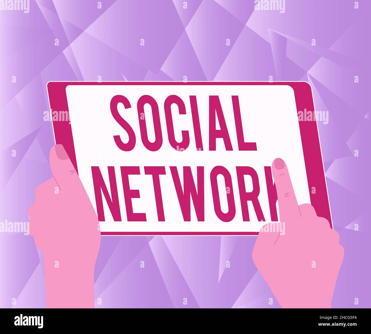 Conceptual display Social Network. Business concept Interactions