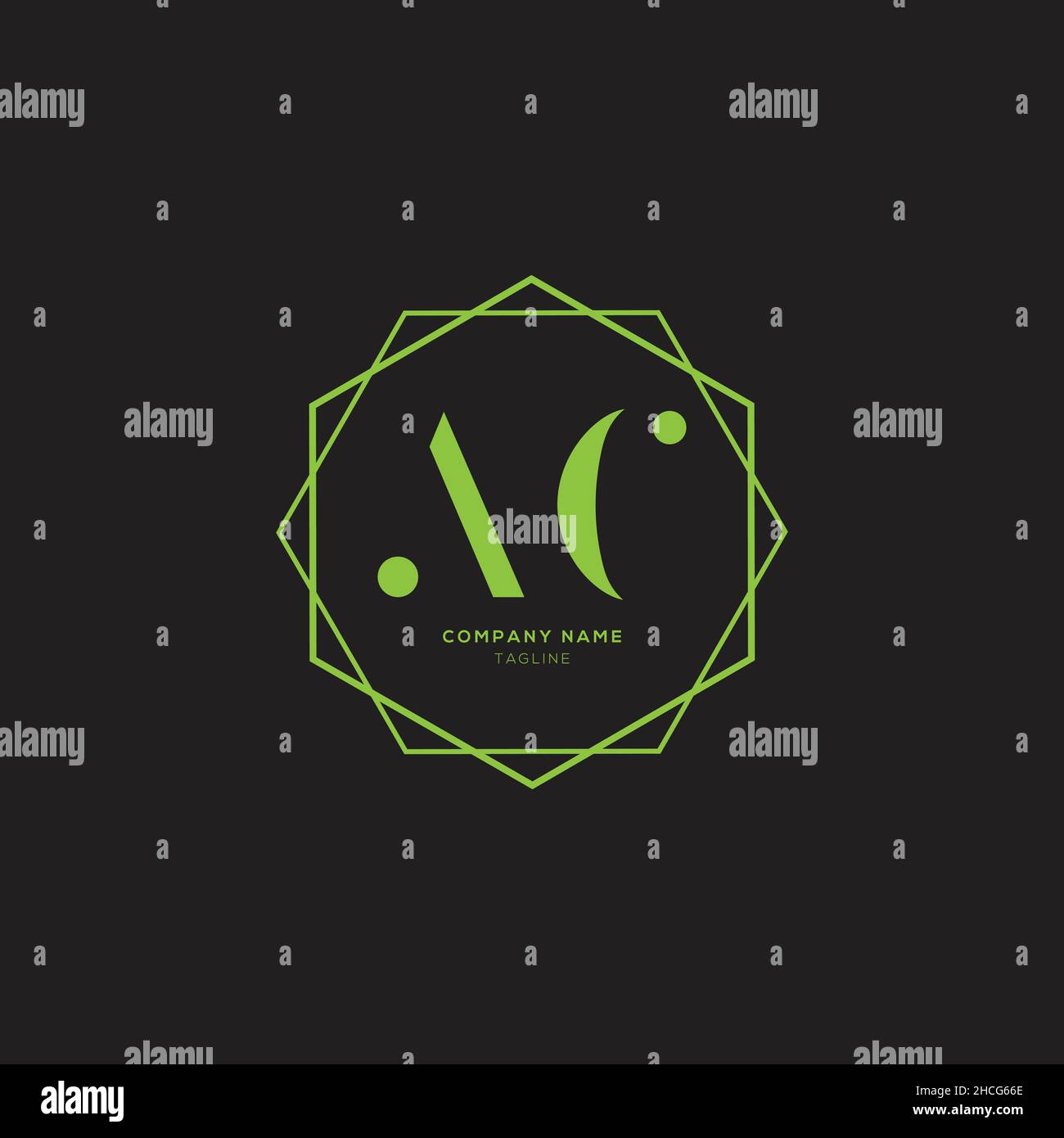 Unique modern AC Letter Business Logo Design Alphabet Icon Vector ...
