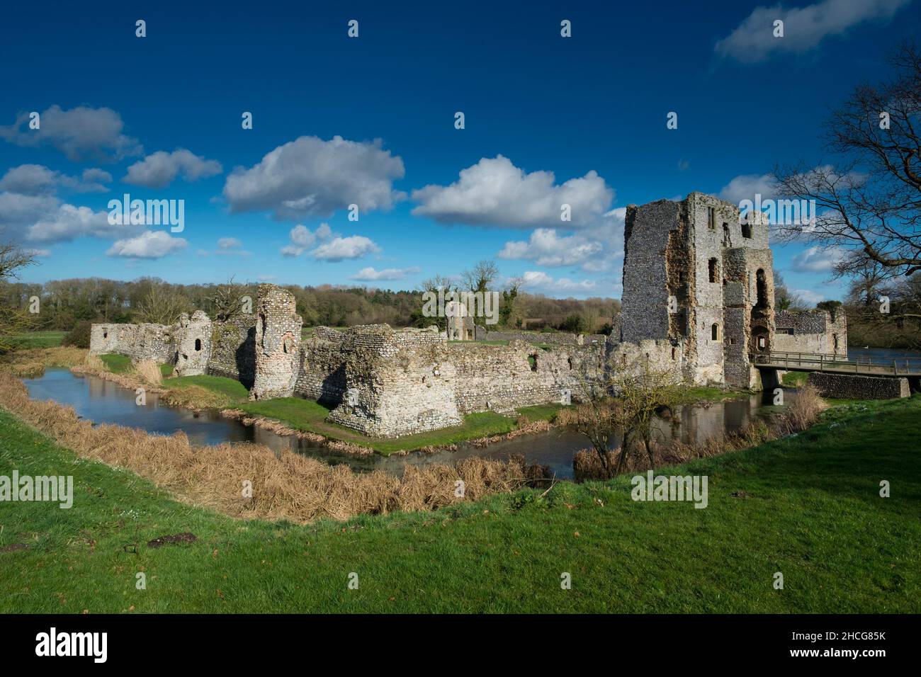 Baconsthorpe Castle, Baconsthorpe, Norfolk, England. Stock Photo