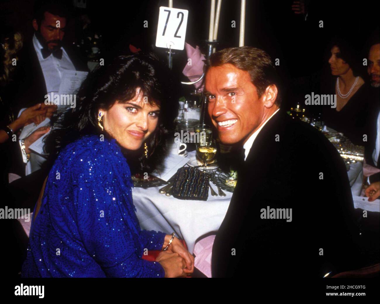 Maria Shriver And Arnold Schwarzenegger 1987 Credit: Ralph Dominguez